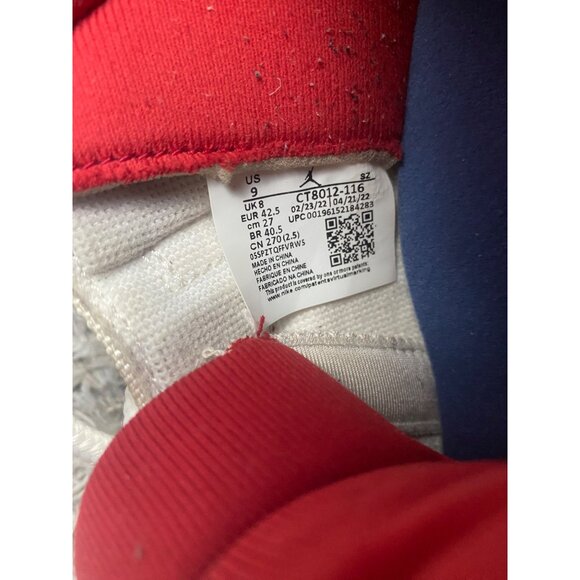 Nike Air Jordan 11 Retro High Cherry Varsity Red Men 9 Sneakers CT8012-116 - Picture 8 of 9